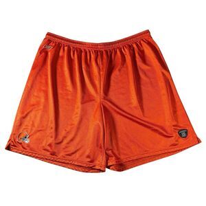 Vintage Cleveland Browns Reebok Shorts Mens 4XL NFL Equipment Orange Mesh Y2K